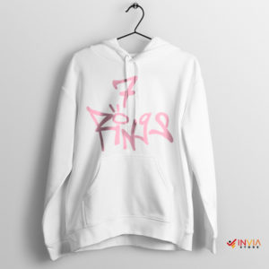 Song 7 Rings Ariana Grande White Graphic Hoodie