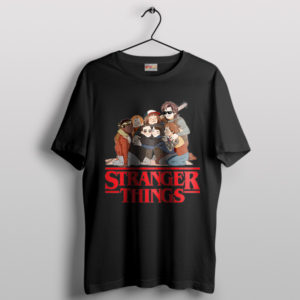 Stranger Things 5 Comics Best Character Black T-Shirt TV Series