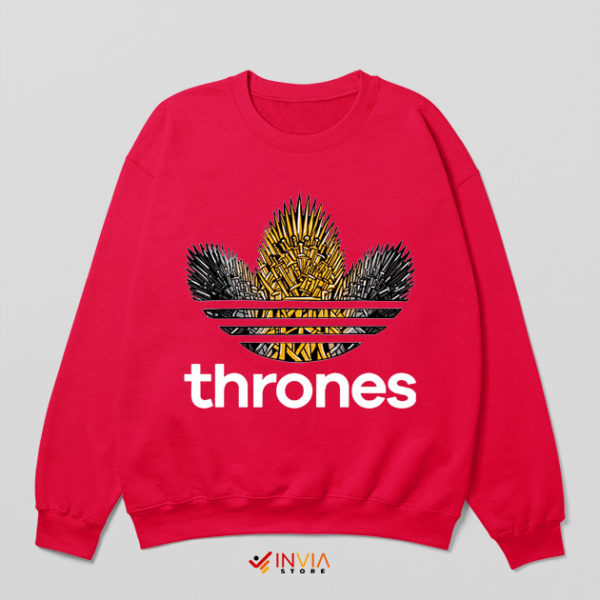 Sweatshirt Red Game of Thrones Adidas Three Stripes