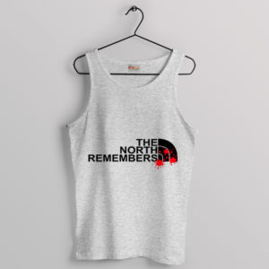 The North Remembers GOT Quote Sport Grey Tank Top