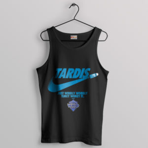 Wibbly Wobbly Timey Wimey Nike BlackTank Top