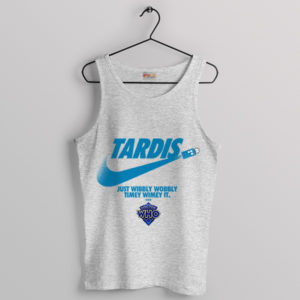 Wibbly Wobbly Timey Wimey Nike Sport Grey Tank Top