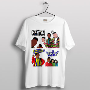 90s Eddie Murphy Martin Lawrence Mashup Tshirt Sitcom