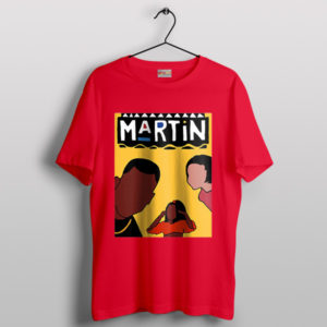 Best Martin Sitcom Episodes Red Tshirt Graphic TV Series