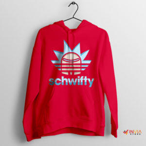 Get Schwifty Cover adidas Promo Red Hoodie