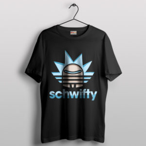 Gotta Get Schwifty Adidas Logo Black Graphic T-Shirt