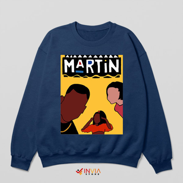 Martin American Sitcom Graphic Navy Sweatshirt Full Episodes