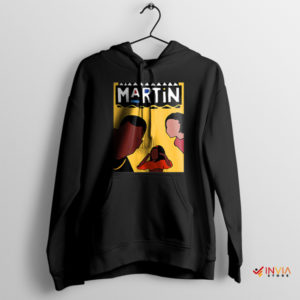 Martin Sitcom American Funny Black Hoodie 1990s TV Show