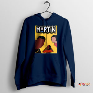 Martin Sitcom American Funny Navy Hoodie 1990s TV Show