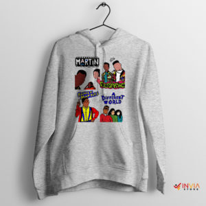 Mashup Martin Lawrence Hollywood Star SPort Grey Hoodie Sitcom Meme