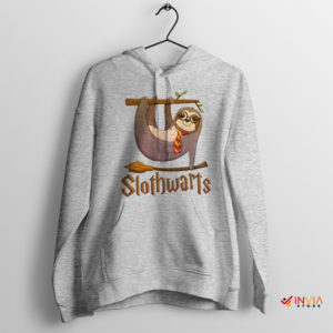 Slothwarts Hogwarts Sport Grey Hoodie Harry Potter 20th Anniversary