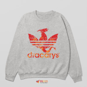 Dracarys Got Scene GOT Adidas Sport grey Sweatshirt TV Series Merch