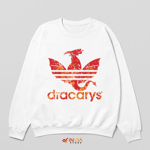 Dracarys Got Scene GOT Adidas Sweatshirt TV Series Merch