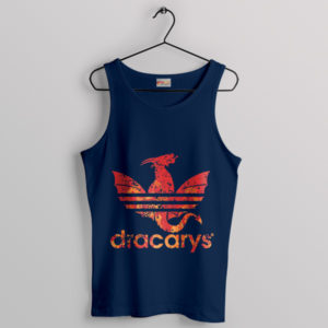 Dragon Dracarys GOT Adidas Navy Tank Top Game of Thrones Merch