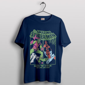 Amazing Spider-Man Villains Goblin Navy T-Shirt Spider-Verse