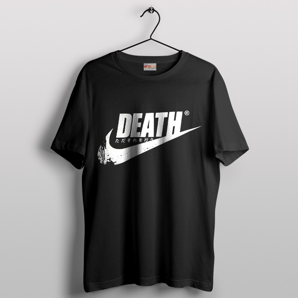 Death Just Do It Japanese Black Tshirt Nike Meme