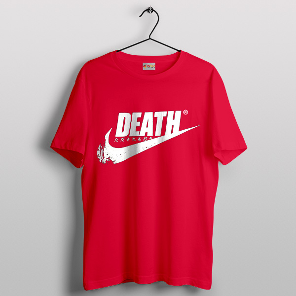Death Just Do It Japanese Red Tshirt Nike Meme