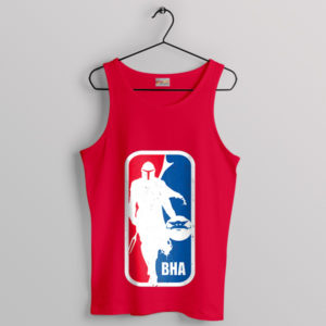 Din Djarin Armor Mandalorian 3 Red Tank Top