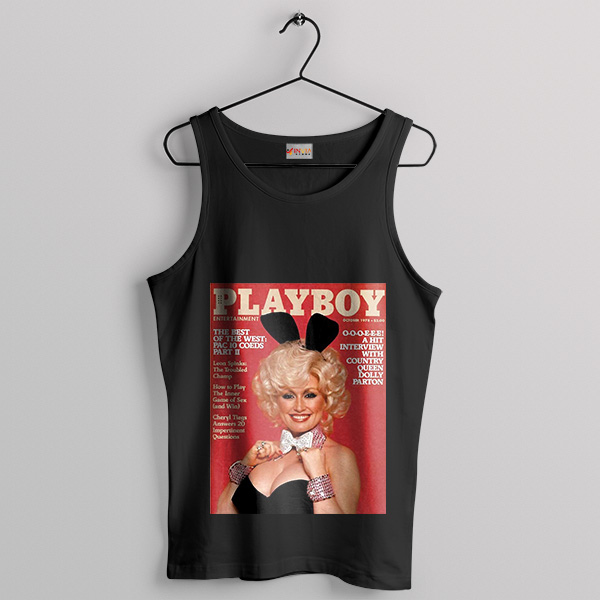 Dolly Parton Playboy Party 1978 Black Tank Top American Singer