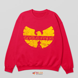 Eagle Fang Karate Costume Wu Tang Red Sweatshirt Clan