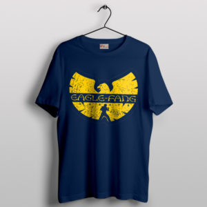 Eagle Fang Members Wu Tang Clan Navy Tshirt Karate Kids