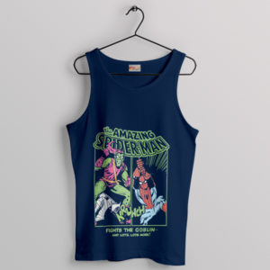 Fight Green Goblin No Way Home Navy Tank Top Spider-Man