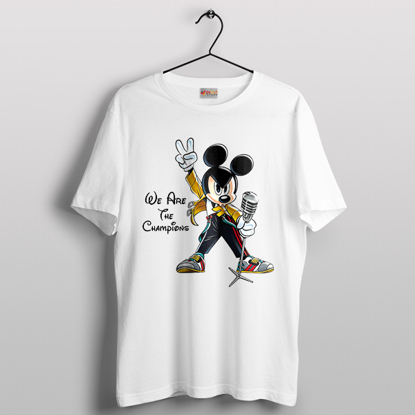 Freddie Mercury Friends Mickey Mouse T-Shirt Music Legend