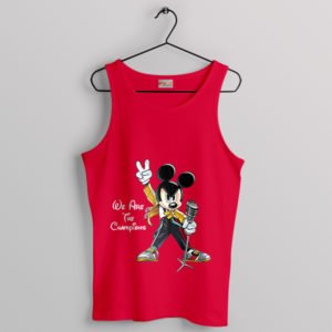 Mickey The Champions Freddie Red Tank Top Live Aid