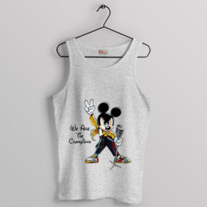 Mickey The Champions Freddie Sport Grey Tank Top Live Aid