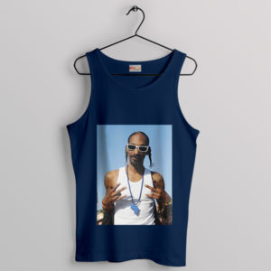 Snoop Dogg Music Merch USA Graphic Navy Tank Top Concert