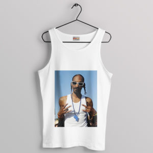 Snoop Dogg Music Merch USA Graphic White Tank Top Concert