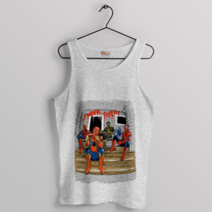 Spider-Man Salad Days Album Sport Grey Tank Top Across the Spider-Verse