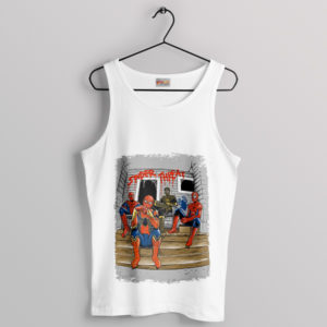 Spider-Man Salad Days Album White Tank Top Across the Spider-Verse