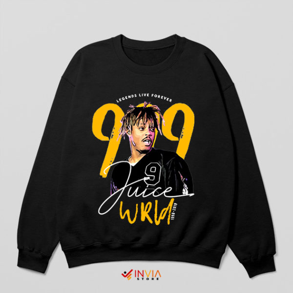 999 Juice Wrld Death Graphic Sweatshirt Merch Signature