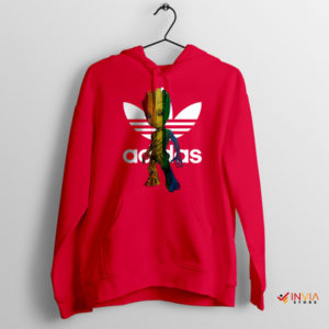 Baby Groot Marvel Adidas Logo Hoodie GOTG 3 Movie