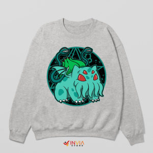 Bulbasaur Gifts Cthulhu Evolutions Sport Grey Sweatshirt Pokemon