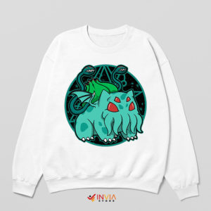 Bulbasaur Gifts Cthulhu Evolutions White Sweatshirt Pokemon