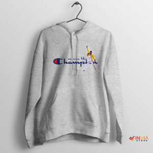 Champion's Anthem Music Victory SPort Grey Hoodie Live Aid Concert