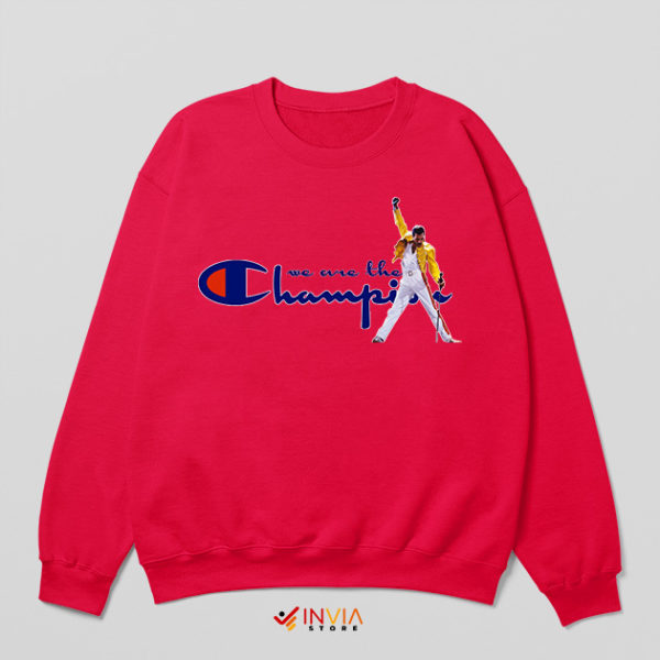 Champion's Anthem Rock Solid Triumph Red Sweatshirt Music