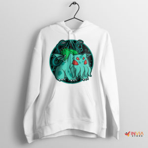 Cool Bulbasaur Cthulhu Evolutions White Hoodie Game