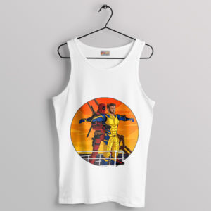 Deadpool 3 Wolverine Titanic Scene White Tank Top Funny