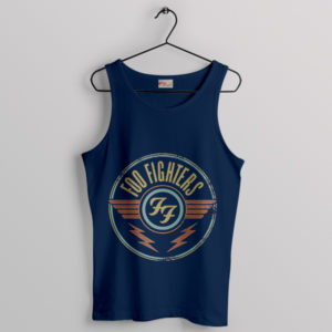 Everlong Foo Fighters Hurricane Navy Tank Top