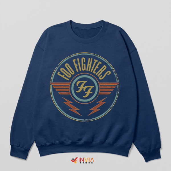 Foo Fighters Tour Music Festival Navy Sweatshirt