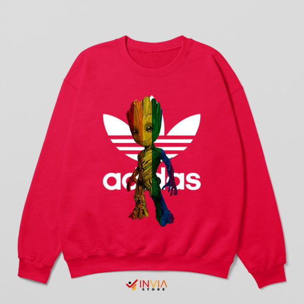 I Am Groot baby Adidas Graphic Sweatshirt Movie GOTG 3