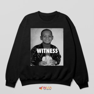 LeBron James Career Witness Black Sweatshirt Basketball Merch