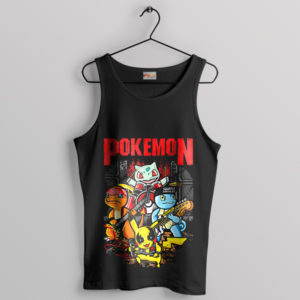 Metallic Monsters Pokemon Games Tank Top Pikachu