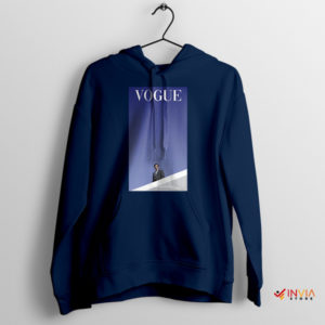 Michael Scott Meme Vogue Navy Hoodie The Hilarious Memes in Style!