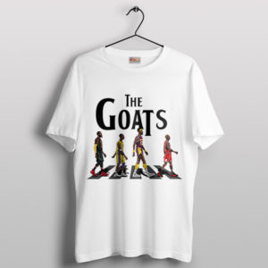 NBA GOATS Rankings Abbey Road T-Shirt Basketball