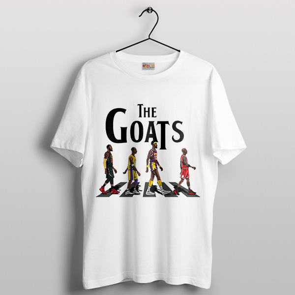 NBA GOATS Rankings Abbey Road T-Shirt Basketball