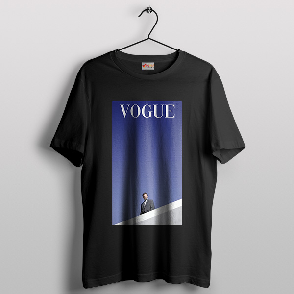 Office Michael Scott Vogue Black T-Shirt TV Series